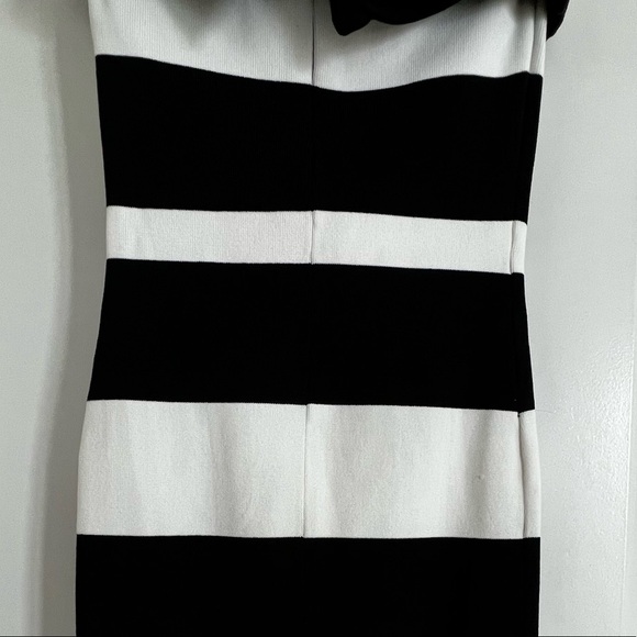 Zara black white stripper form corset  causal dress - Picture 5 of 8